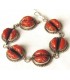 Silver and coral Kabyle bracelet from Algeria 12