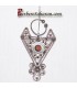 Amulette Kabyle en Argent massif et corail rouge - Avrim