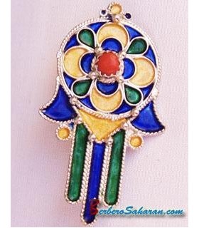 Broche en Main de fatima en argent - Khamsa - Hamsa