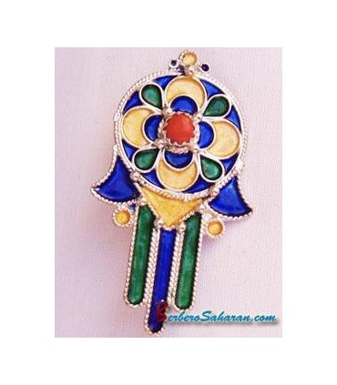 Broche en Main de fatima en argent - Khamsa - Hamsa