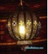 Medium Moroccan Fret Work ball lantern - Lighting