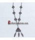 Handmade Silver and Red coral Algerian Berber Necklace