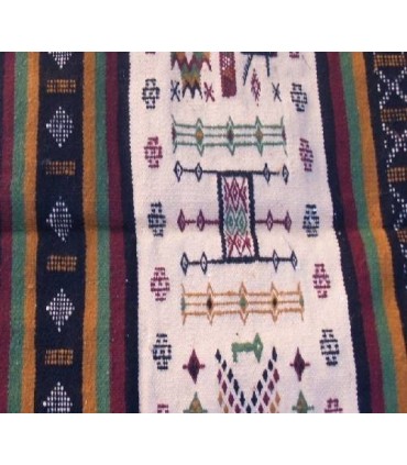 Algerian Handmade synthetic fibre (Nylon) Berber Rug 8