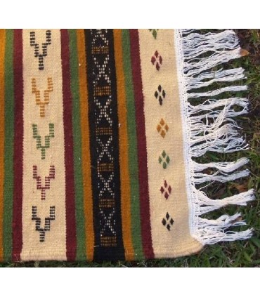 Algerian Handmade synthetic fibre (Nylon) Berber Rug 8