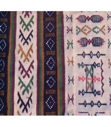 Algerian Handmade synthetic fibre (Nylon) Berber Rug 9