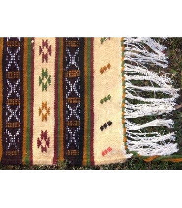 Algerian Handmade synthetic fibre (Nylon) Berber Rug 9