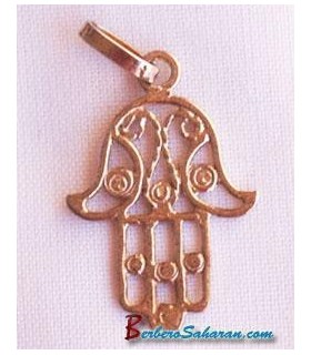 Algerian kabyle Hand of Fatima Pendant - Khamsa - Hamsa