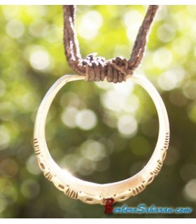 Silver and Glass beads Tuareg Necklace from Algeria