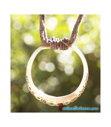 Silver and Glass beads Tuareg Necklace from Algeria