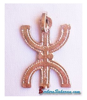 Pendentif du Symbole Amazigh fait Ath yenni en argent massif