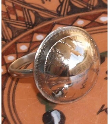 Carved Silver Tuareg Ring 4