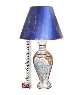 handmade Algerian Berber water set in white ceramic & Gold