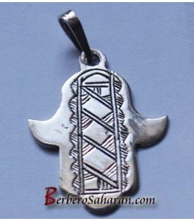 Pendentif Touareg qui représente la Main de Fatima du desert Algerien