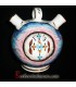 Handmade Spanish Jar in the shape of eye ball made with ceramics and liquid gold