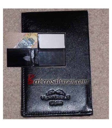 Small and Cheap Algerian leather ottoman or pouf