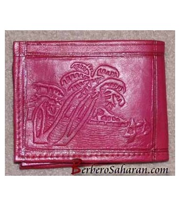 Cheap handmade genuine leather wallet from Algeria/Morocco