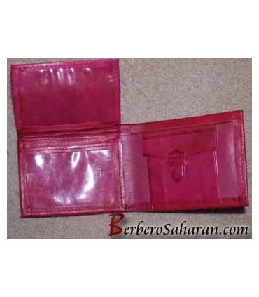 Portefeuille Berbère Algérien pas cher en véritable cuir fait à la main