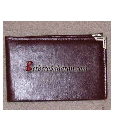 Handmade Tuareg pure and genuine leather wallet from Sahara desert