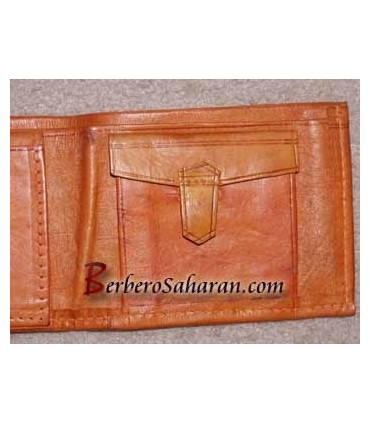 Genuine leather wallet from North Africa for sale on berberosaharan.com only