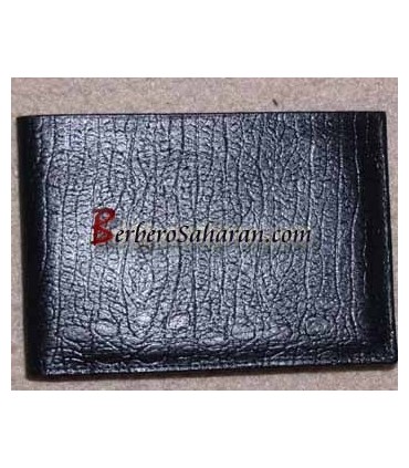 Portefeuille Berbere Marocain fait à la main avec du véritable cuir 