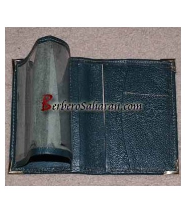 North African handmade pure leather Berber wallet 