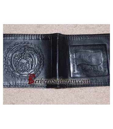 Top quality and elegant handmade pure leather Berber wallet  from Algeria