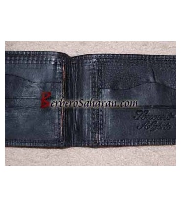 Top quality and elegant handmade pure leather Berber wallet  from Algeria