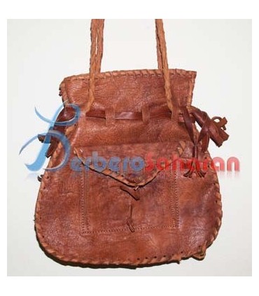 Sac à main Berbère Algérien fait à la main avec du véritable cuir