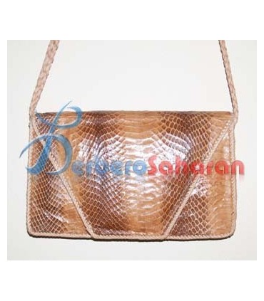 Sac à main Touareg Algérien Unique fait à la main avec la peau de lézard