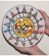 Top quality Algerian plate handmade with ceramics and liquid 12 carat gold
