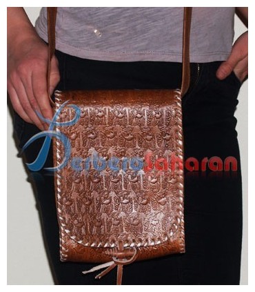 Leather Algerian (Similar to Moroccan) leather handbag for sale in Sydney