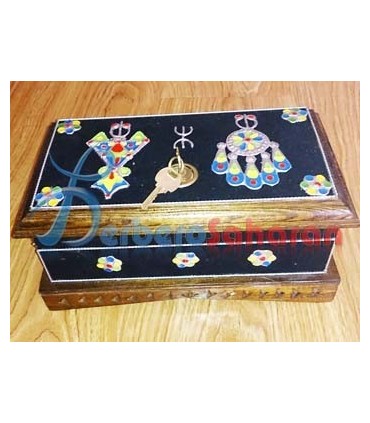 Wooden Jewellery box from Kabylie
