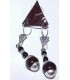 Silver and Agate Tuareg Earrings 7