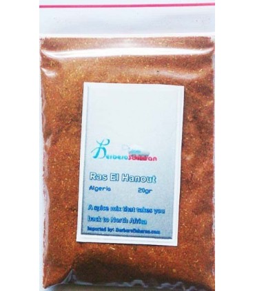 Authentic Ras El Hanout - Mixed Algerian/Moroccan spices 30gr
