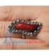 Bague Kabyle en argent et corail rouge de beni yani