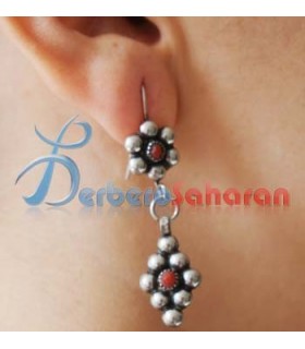 Silver Kabyle stud Earrings from Algeria 2