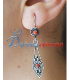 Silver Kabyle stud Earrings from Algeria 3