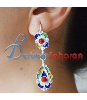 Silver Kabyle stud Earrings from Algeria 4