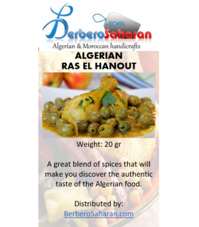Authentic Ras El Hanout - Mixed Algerian/Moroccan spices 20gr