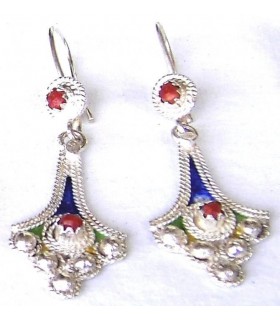 Silver Kabyle Hook Earrings from Algeria 38