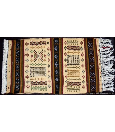 Algerian Handmade synthetic fibre (Nylon) Berber Rug 1