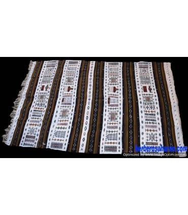 Algerian Handmade synthetic fibre (Nylon) Berber Rug 5