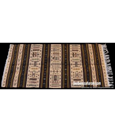 Algerian Handmade synthetic fibre (Nylon) Berber Rug 8
