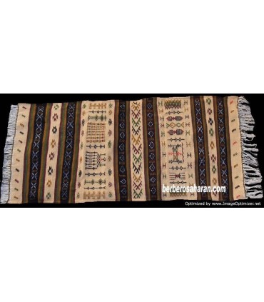 Algerian Handmade synthetic fibre (Nylon) Berber Rug 9