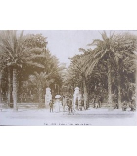 Old Photo of Algiers   Entrée Principale du Square