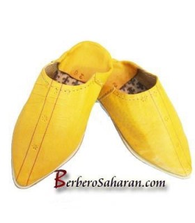 Handmade Algerian/Moroccan leather Slippers/Babouche - Kids