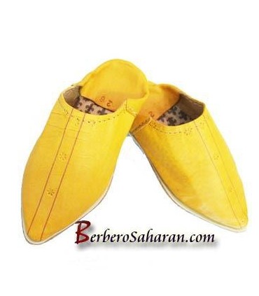 Handmade Algerian/Moroccan leather Slippers/Babouche - Kids