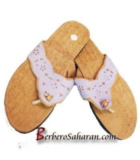Handmade Algerian/Moroccan leather Thongs - Women