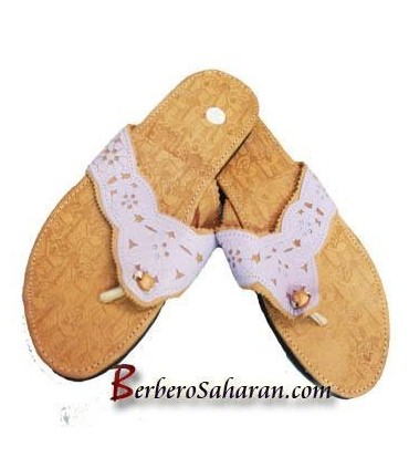 Handmade Algerian/Moroccan leather Thongs - Women