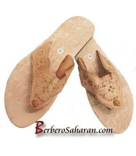 Handmade Algerian/Moroccan leather Thongs - Women